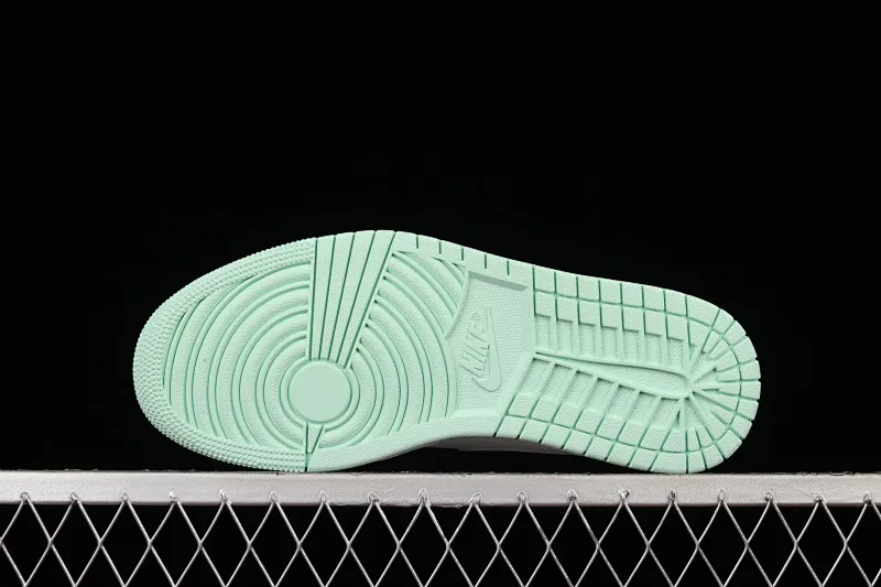 All categories Air Jordan Jordan series basketball shoes Air Jordan 1 Mid Air Jordan 1 Mid SE "Marine Green" AJ1 Joe 1 white cyan Zhongbang basketball shoes DV2229-300